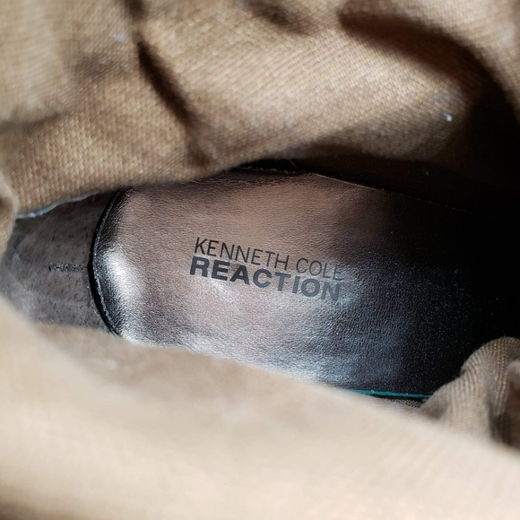 Kenneth Cole | Leather Blue Ice Wedge Ankle Boots - Picture 8 of 8